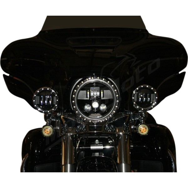 CUSTOM DYNAMICS 7" ProBeam® LED Headlamp Harley Davidson FLD / FLH 1340-1977cc 81-24