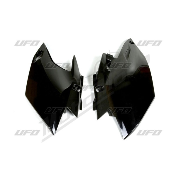UFO Black Side Panels For Yamaha WRF 450cc 12-15