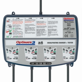 TECMATE OptiMate 3 x 4 Bank Battery Charger