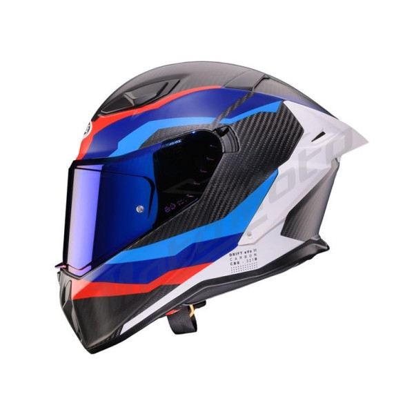 Helmet Caberg Drift Evo II Carbon Msport Black/Blue/Red