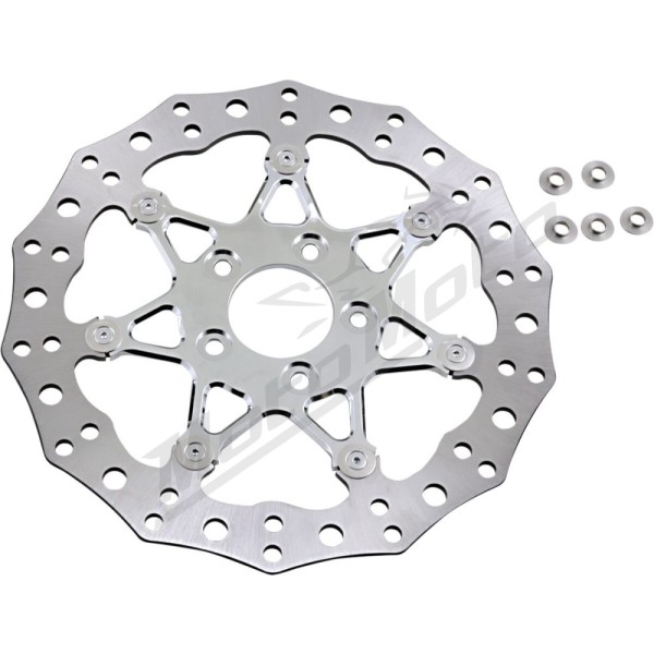 ARLEN NESS Two-Piece Floating Brake Rotor Harley Davidson FLD / FLHRC / FLHT / FLHTK / FLS 1450-1690cc 06-17