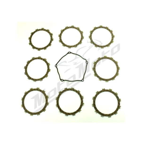 Athena Clutch Discs + Cover Gasket Kawasaki / Suzuki 250cc 04-08