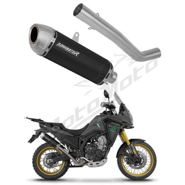 Dominator Pilna Išmetimo Sistema S6 BLACK + dB killer Rieju Aventura 500 2023-2026 