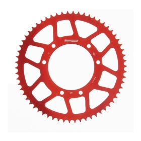 Supersprox Rear Sprocket Red 420 62T Aprilia / Derbi / Gilera / Peugeot / Rieju / Yamaha 50cc 00->