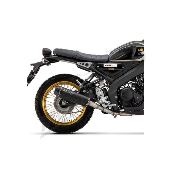 Muffler ARROW Rebel Nichrom Dark/C Yamaha XSR 125 21-24