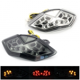 Galinis žibintas su posūkiais LED KAWASAKI Z 1000 / Z1000SX / NINJA / KLE 650 2010-2020