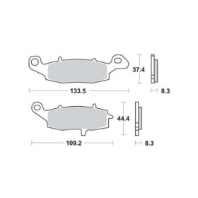 BRAKE PADS FERODO FDB2048EF STANDARD ECO FRICTION