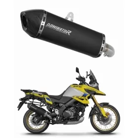 Suzuki V-Strom 1050 DE 2023-2025 Dominator Exhaust Silencer Muffler HP7 BLACK + dB killer