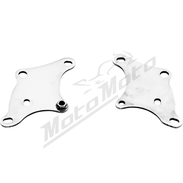 PAUGHCO Chrome XL Front Lower Motor Mounts Harley Davidson KH / KHK / XLCH 900-1000cc 58-85