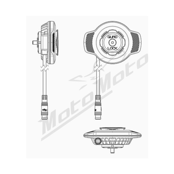 Quad Lock Waterproof Wireless Charging Head (USB connection)