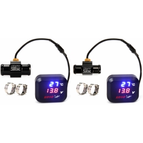 KOSO VOLTMETER / COOLANT TEMPERATURE SENSOR / USB CHARGER