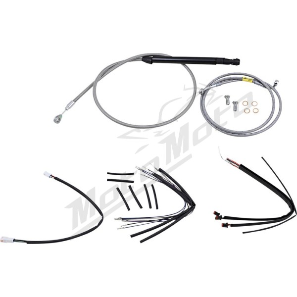 BURLY BRAND Burly Ape handlebars Cables / Lines Extension Kit Harley Davidson FLSL 1750cc 2018-2021