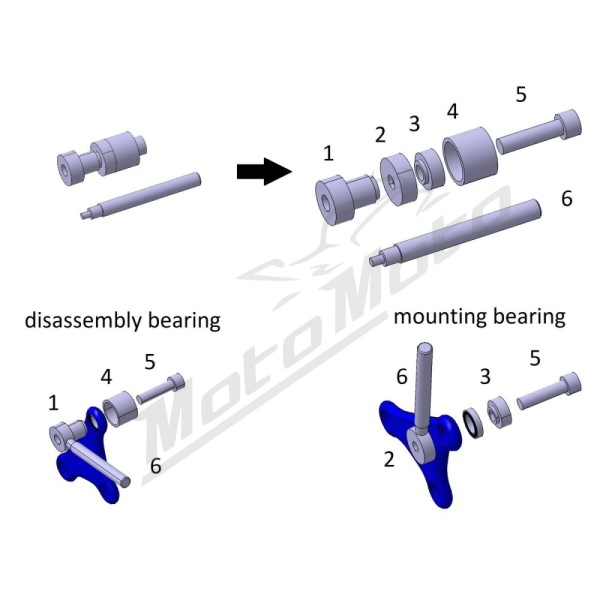 BLACK BEARING Bearing Assembly & Disassembly Box FRAME1