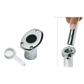 Flush flagstaff base 60x45mm