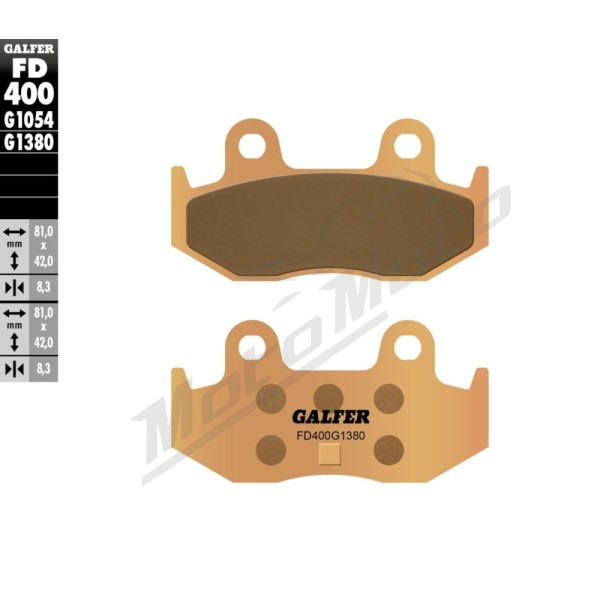 GALFER HH Sintered Brake Pads Suzuki AN Burgman 250-400cc 98-06