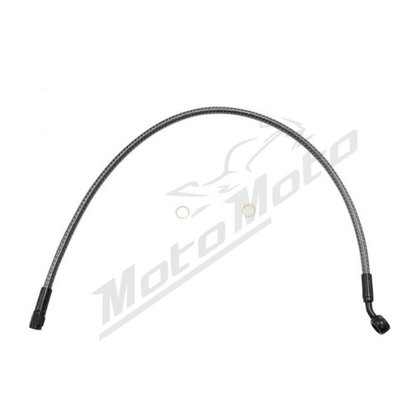 MAGNUM SHIELDING Viršutinė stabdžių žarnelė anglies pluošto Harley Davidson FLHR 1690/1750 14-19 58.5cm