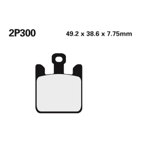 NISSIN stabdžių trinkelės Derbi / Kawasaki / Suzuki 600-1000cc 03-07