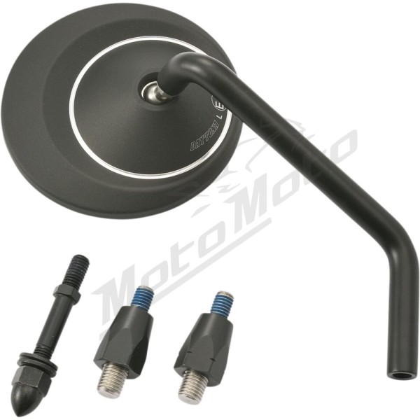 DAYTONA D-MIRROR-8 ROD Universal black mirror M10 1pc