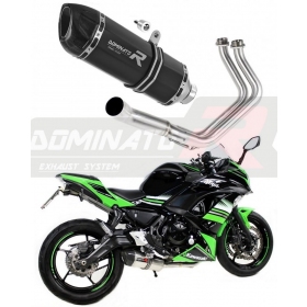 Exhaust kit Dominator HP1 BLACK KAWASAKI NINJA 650 2017-2022