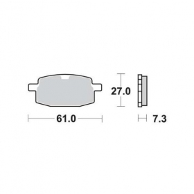 BRAKE PADS FERODO FDB636P / MCB590 STANDARD PLATINUM