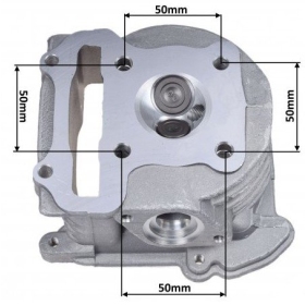 Cilindro galvos kompl. GY6 50cc 4T 39mm JJ1P39QM / 139QMB