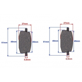 Brake pads MAXTUNED FT3076 / MCB590 STANDARD