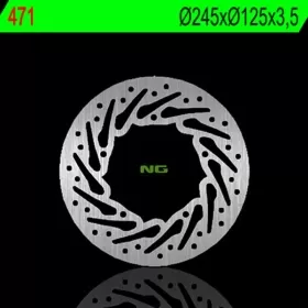 NG BRAKES 471 Front Round Fixed Brake Disc DERBI GP1 50-250 05-10
