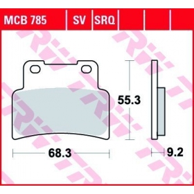 BRAKE PADS TRW MCB785SV ROUTE