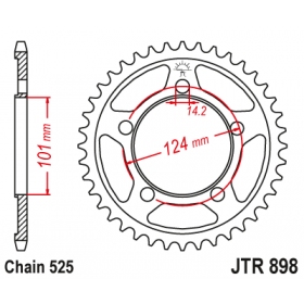 Rear sprocket JTR898