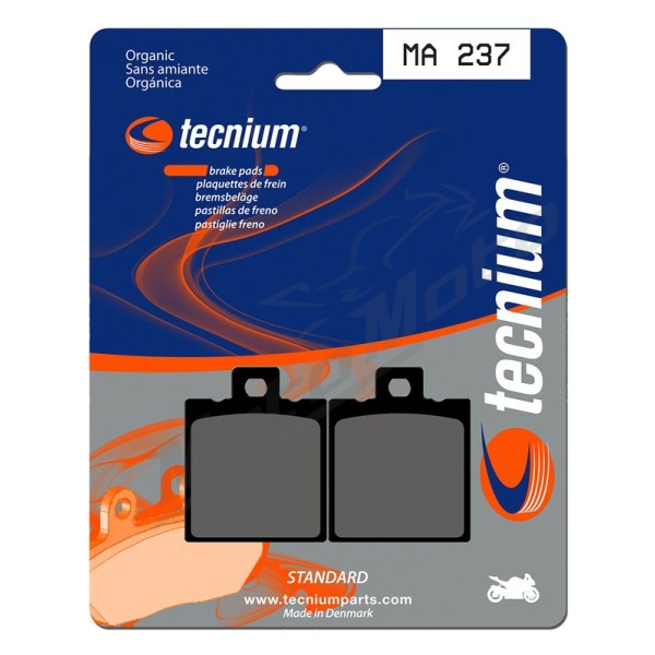 TECNIUM Street Organic Brake pads MA237 Ducati / Moto Guzzi / Benelli / Cagivia / Gilera / Aprilia 50/1130 75-19