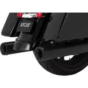 VANCE & HINES Eliminator 400 Slip-On Mufflers Black Harley Davidson FLHRXS / FLHTK / FLTRK / FLTRXSE 1750-1977cc 17-25
