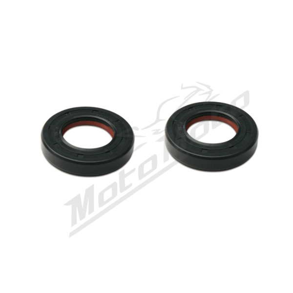 Crankshaft Oil Seal Set MALOSSI FKM/PTFE Aprilia / Derbi / Gilera / Valenti Racing 50cc 05-20 H2O 2T