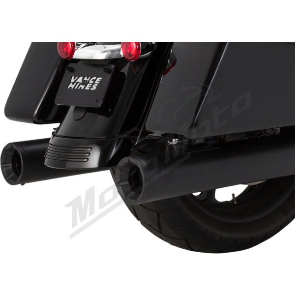 VANCE & HINES Eliminator 400 Slip-On Mufflers Black Harley Davidson FLHRXS / FLHTK / FLTRK / FLTRXSE 1750-1977cc 17-25