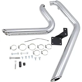 VANCE & HINES "Shortshots Staggered" išmetimo sistema Chrominė Harley Davidson FLST / FLSTC / FLSTN / FXST / FXSTSI 1340-1800cc 86-11