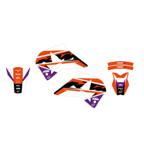 BLACKBIRD DREAM 5 STICKER SET KTM EXC / LC4 / SX-C / SXS / Rallye 400-660cc 96-99