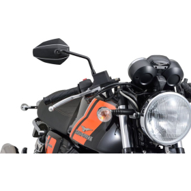 DAYTONA D-MIRROR-7 RIGHT MOTORCYCLE MIRROR BLACK ALUMINUM