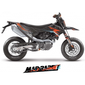 Lipdukų kompl. + Priekinio rato slideriai BAGOROS KTM SMC 690cc 2019-2023