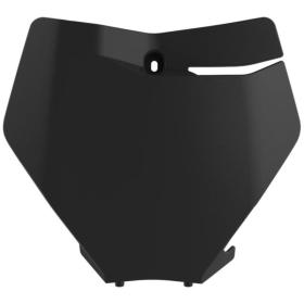 Polisport priekinis numerio plastikas KTM SX, SX-F 125/450cc 19-22 Juoda