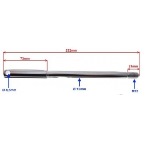 Priekinio rato ašis 232x12mm