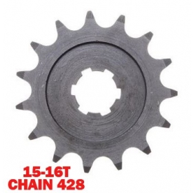 Front sprocket ETZ MZ 150 15-16Teeth