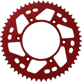MOOSE OFFROAD HARD-PARTS Rear Aluminum Sprocket 53T Beta / Honda / Red Moto / Yamaha 125-498cc 13-21