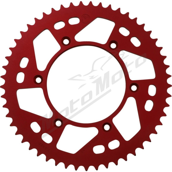 MOOSE OFFROAD HARD-PARTS Rear Aluminum Sprocket 53T Beta / Honda / Red Moto / Yamaha 125-498cc 13-21