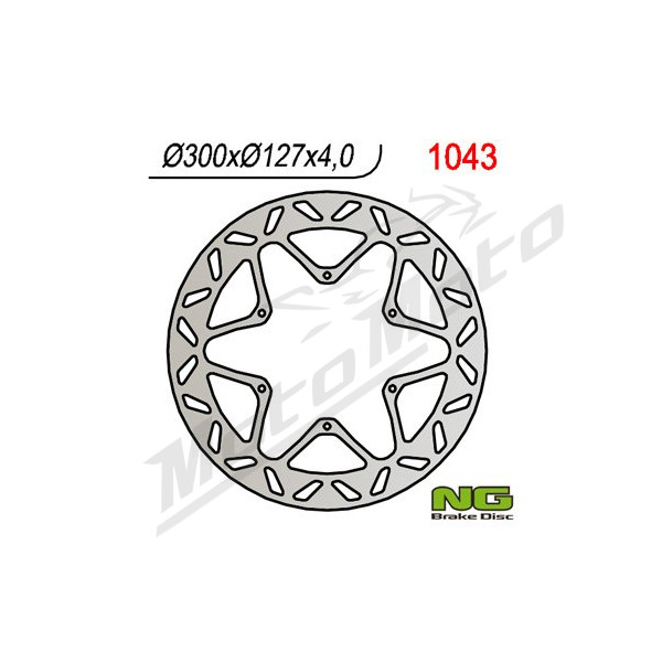 NG BRAKES Front Fixed Brake Disc 300mm KTM Adventure / Enduro / LC / RFR 400-990cc 94-16