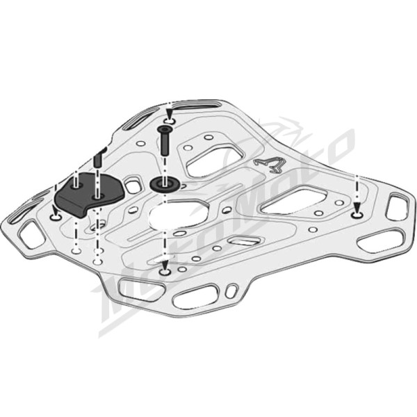 SW-MOTECH ADVENTURE-RACK galinės daiktadėžės laikiklis Yamaha XT