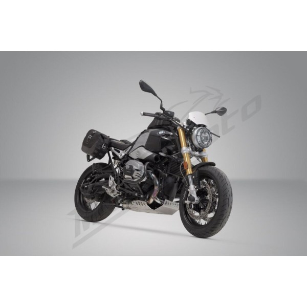 SW-MOTECH Legend Gear LC1 Side Bag System Black Edition BMW R Nine T 14-23