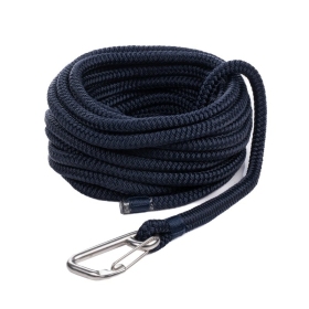 Qvarken Mooring Rope Dockline with hook Navy