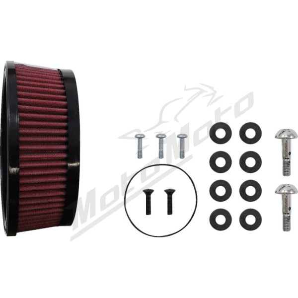 S&S CYCLE Air Stinger Stealth Air Cleaner Kit Harley Davidson FLDE / FLFB / FLFBS 1750-1923cc 17-25