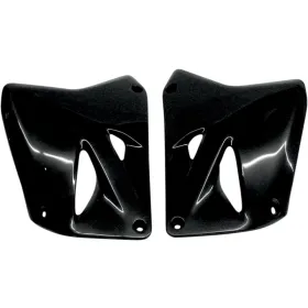 UFO Black Radiator Covers For Suzuki RM 125-250cc 01-12
