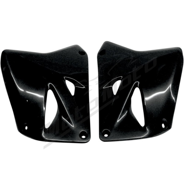 UFO Black Radiator Covers For Suzuki RM 125-250cc 01-12