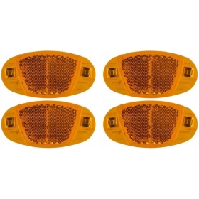 BICYCLE REFLECTORS ON SPOKES 4PCS